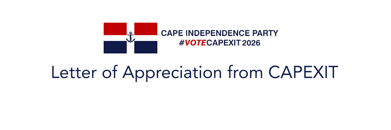 Letter of Appreciation from CAPEXIT